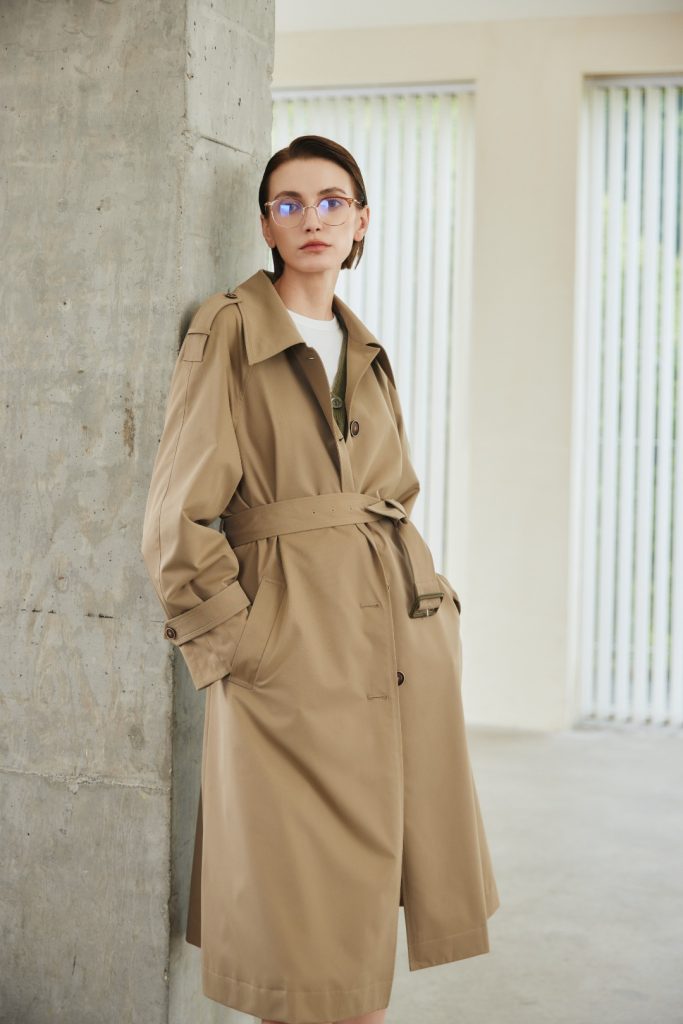 Classic H-Line Wide Lapel Trench Coat product image 1