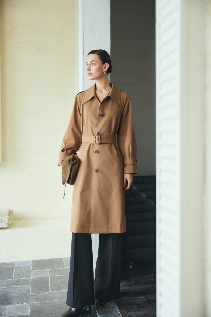 Classic H-Line Wide Lapel Trench Coat product image 2