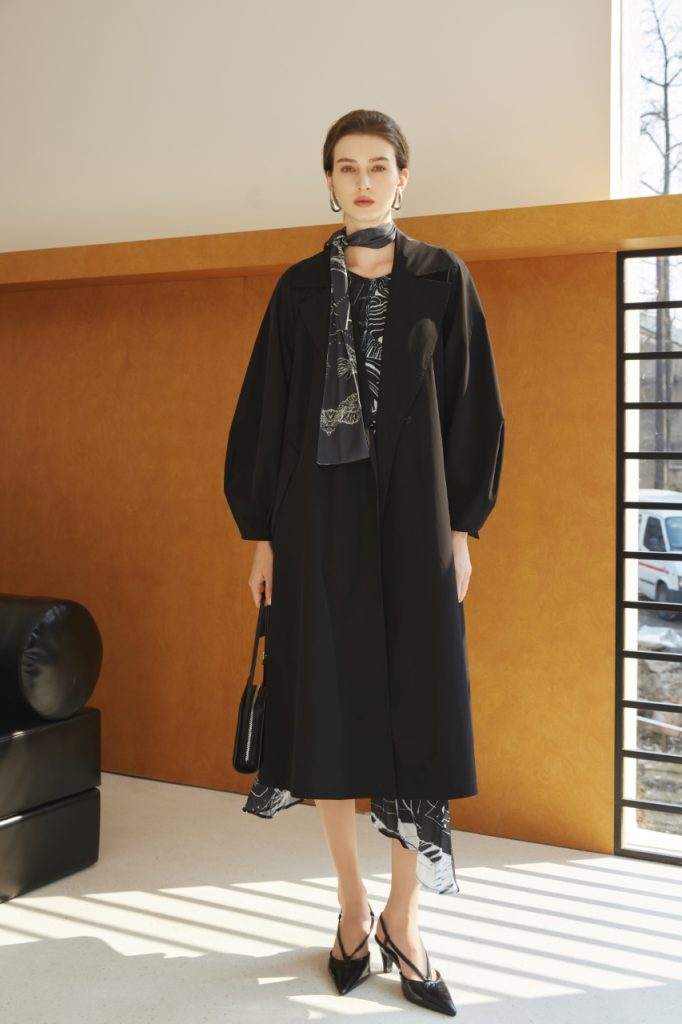 French Romantic Long Windbreaker product image 2