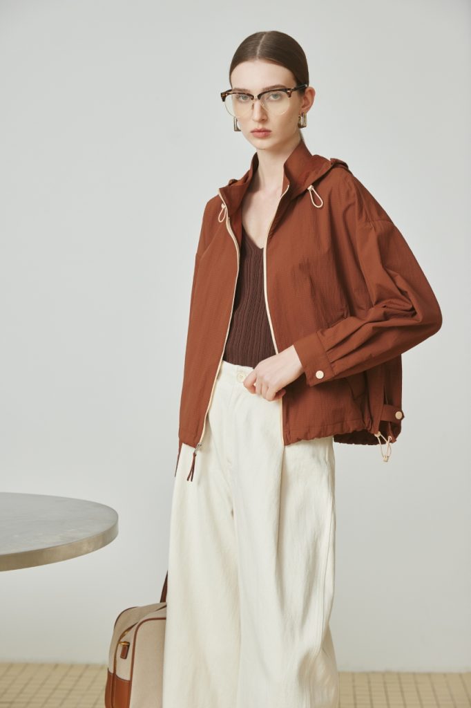 Stand-Collar Hooded Casual Jacket product image 3