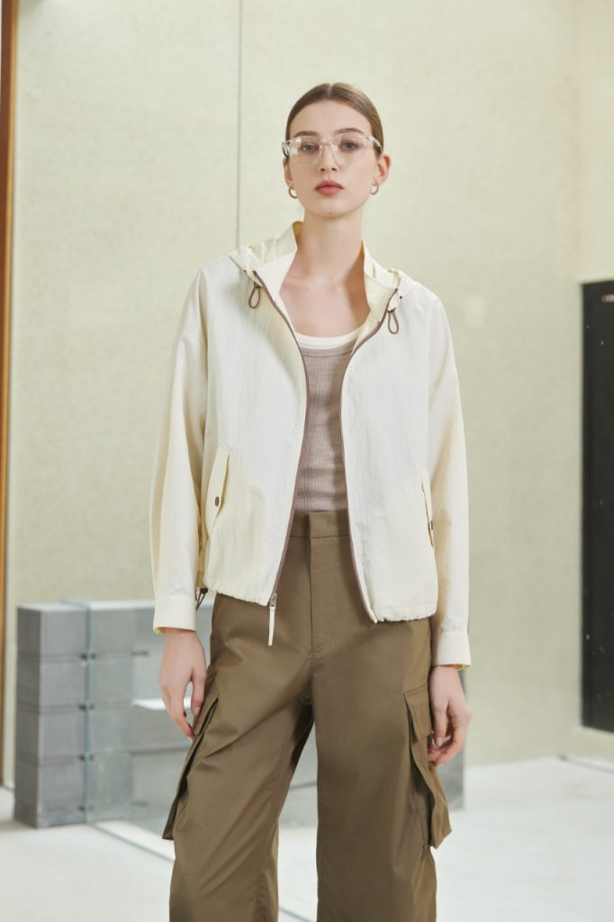 Stand-Collar Hooded Casual Jacket product image 4