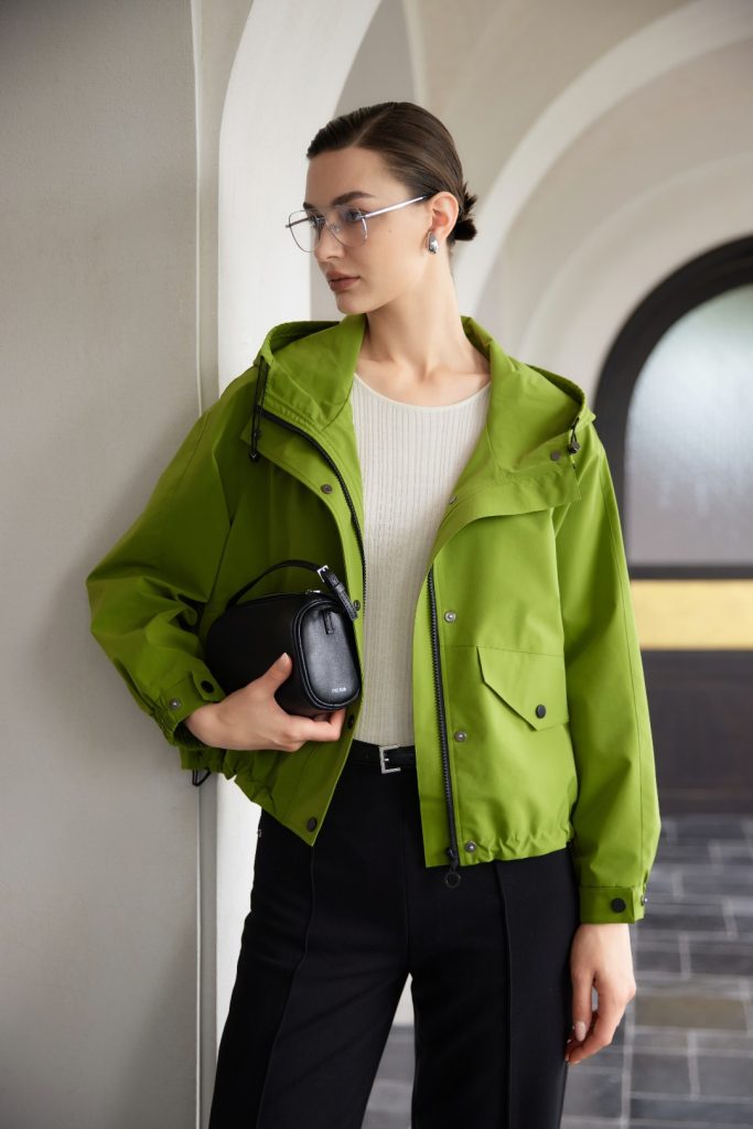 Color-Block Hooded Sport Windbreaker product image 1