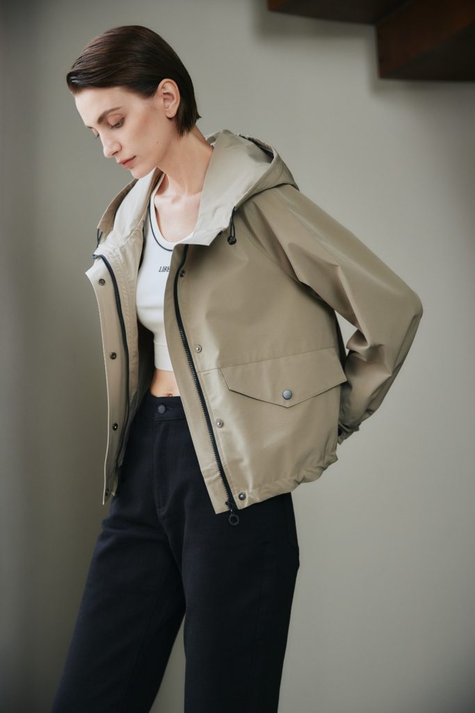 Color-Block Hooded Sport Windbreaker product image 2
