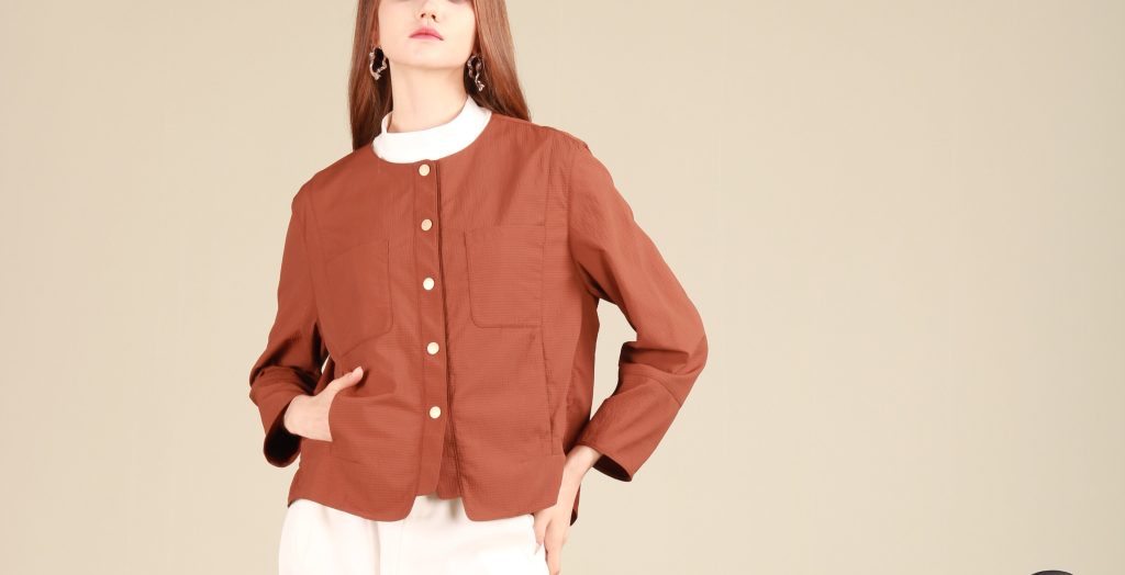 Sharp-Shoulder Casual Short Jacket product image 3