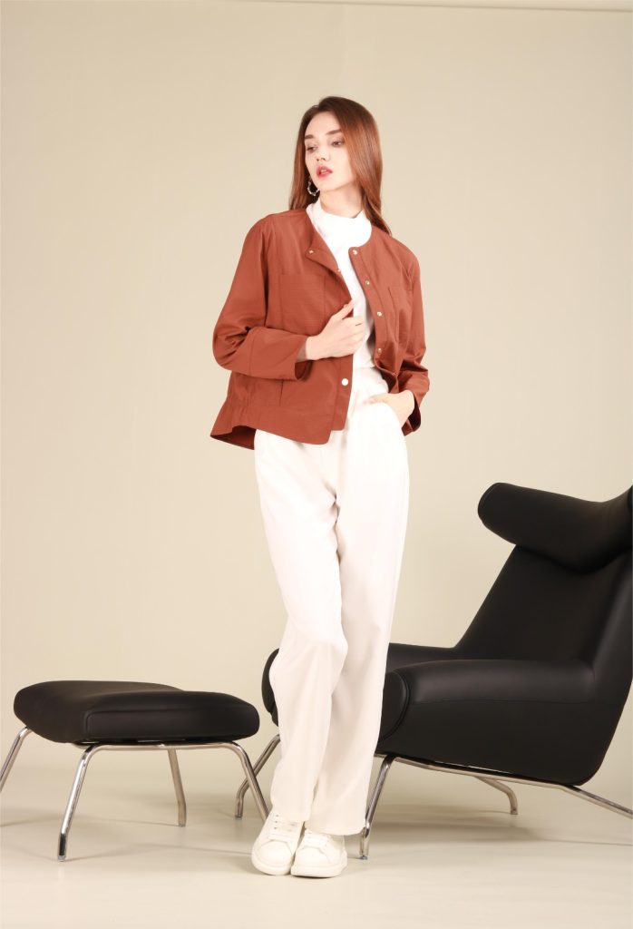 Sharp-Shoulder Casual Short Jacket product image 4
