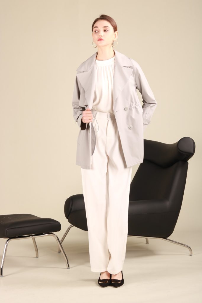Minimal Notch-Lapel Classic Windbreaker product image 1