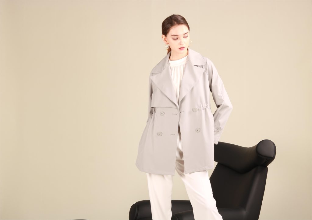 Minimal Notch-Lapel Classic Windbreaker product image 2